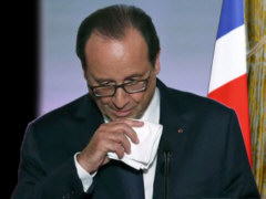 Hollande traurig - Collage: Samy - Creative-Commons-Lizenz Namensnennung Nicht-Kommerziell 3.0