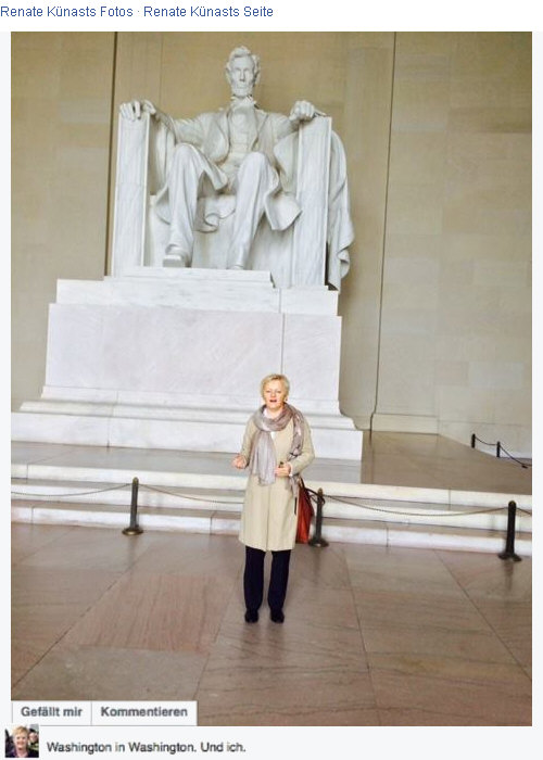 Knast verwechselt Lincoln mit Washington - Foto: Screenshot