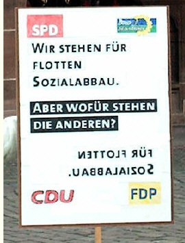 alternatives Wahlplakat 2005