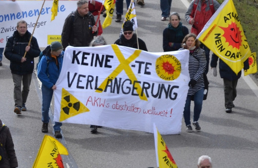 Demo am AKW Neckarwestheim, 11.03.2023 - Foto: Anti-Atom Neckarwestheim - Creative-Commons-Lizenz Nicht-Kommerziell 3.0