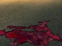 Blut auf der Straße - Collage: Samy - Creative-Commons-Lizenz Namensnennung Nicht-Kommerziell 3.0