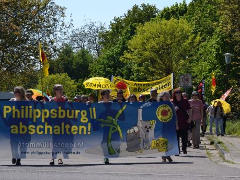 Demo am AKW Philippsburg, 7.05.16 - Foto: Südwestdeutsche Anti-AKW-Initiativen