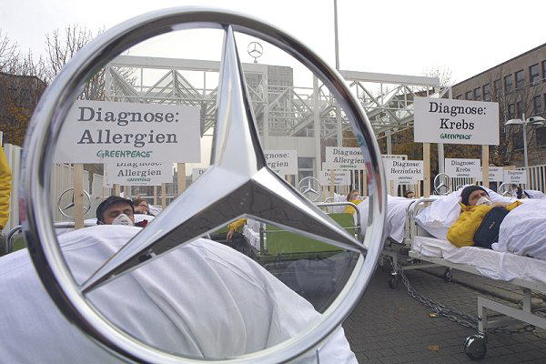 Greenpeace bei DaimlerChrysler
