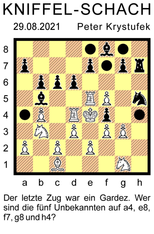 Kniffel-Schach Nr. 5 - Copyright: Peter Krystufek