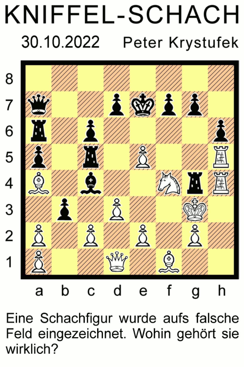 Kniffel-Schach Nr. 7 - Copyright: Peter Krystufek