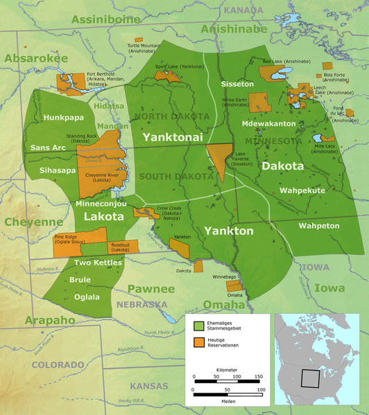 Territorien der Lakota