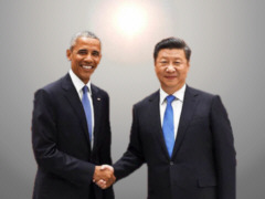 Obama und Xi Jinping produzieren heiße Luft - Collage: Samy - Creative-Commons-Lizenz Nicht-Kommerziell 3.0