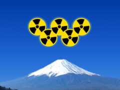 Radioaktive olympische Spiele 2020 in Japan - Grafik: Samy - Creative-Commons-Lizenz Namensnennung Nicht-Kommerziell 3.0